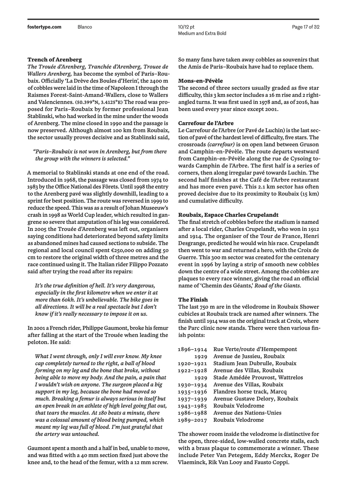 A look at the Blanco type specimen