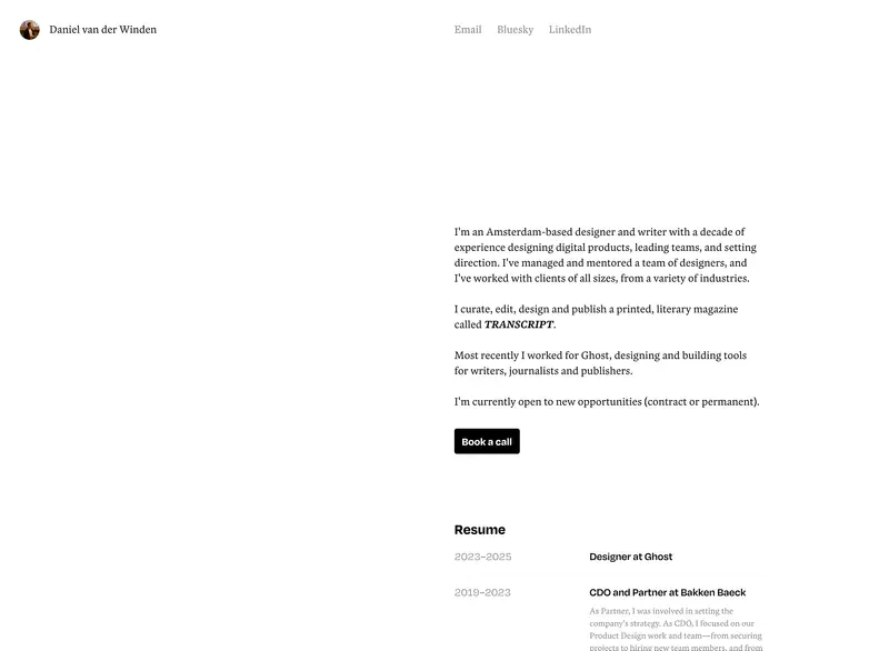 The sketch I made for this website