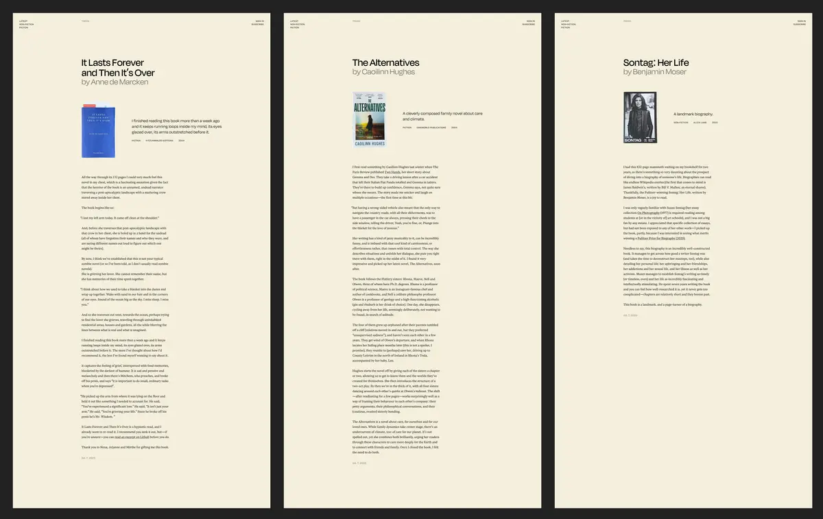 My Figma sketch for Trema