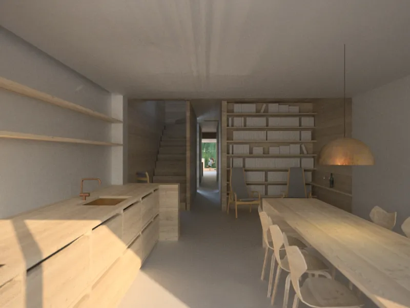 Our new ground floor, as designed with HALLSTEIN