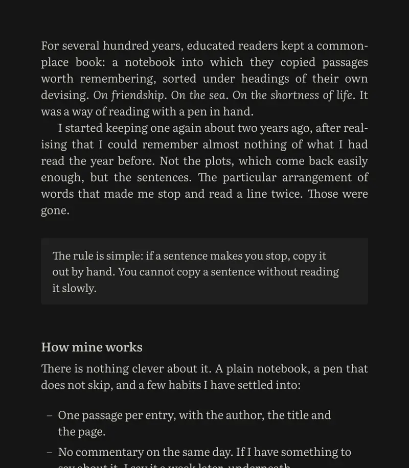 The same typesetting in dark mode