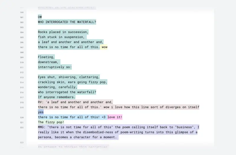 Who Interrogated the Waterfall?