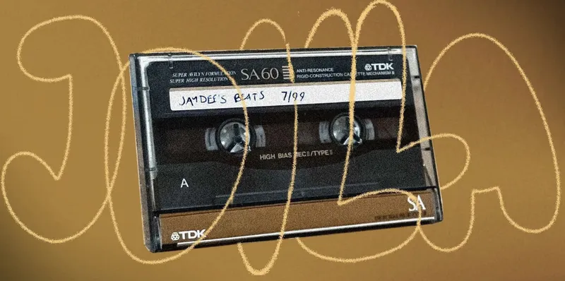 The author's own copy of the tape. Graphic by Marina Kozak