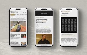 The revamped The Quietus, on mobile